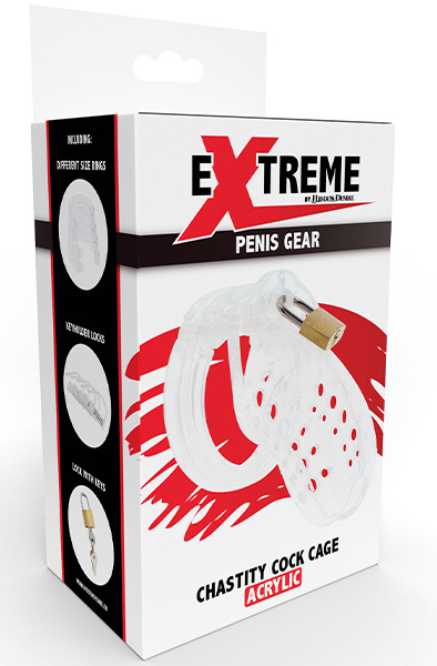 Extreme Chastity Cock Cage Acrylic - Keuschheitskäfig 5