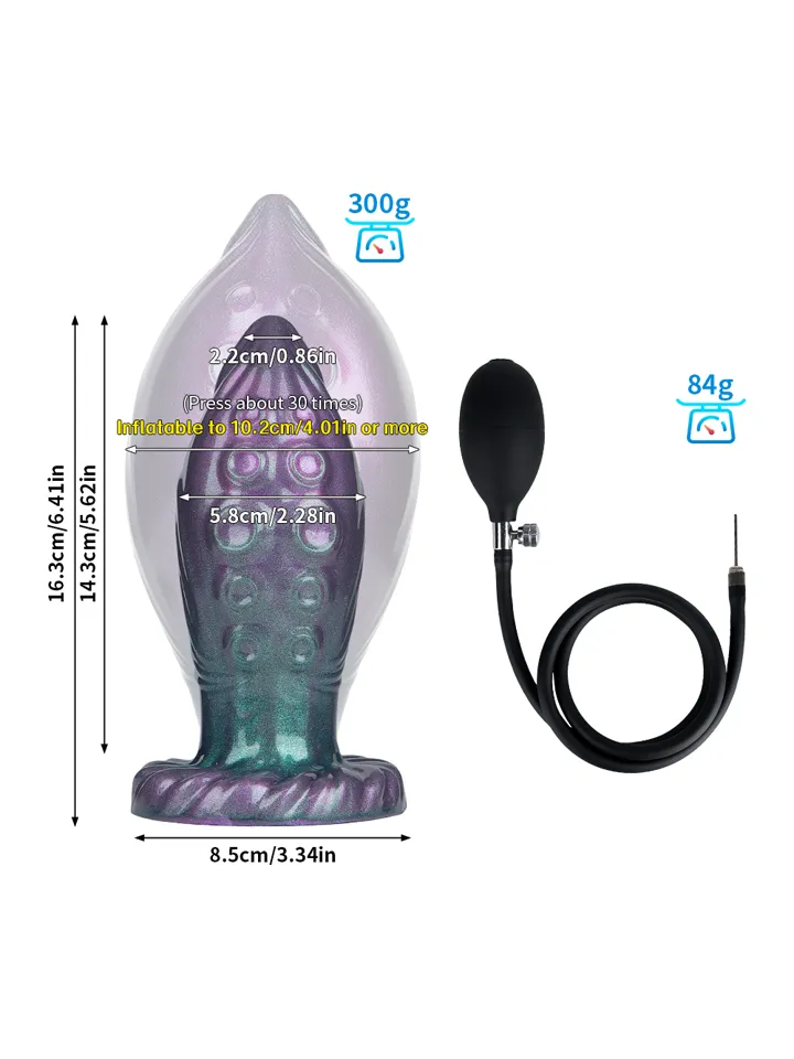 Fantasty Tentacle Inflatable Butt Plug - Aufblasbarer Analplug 2 [full]