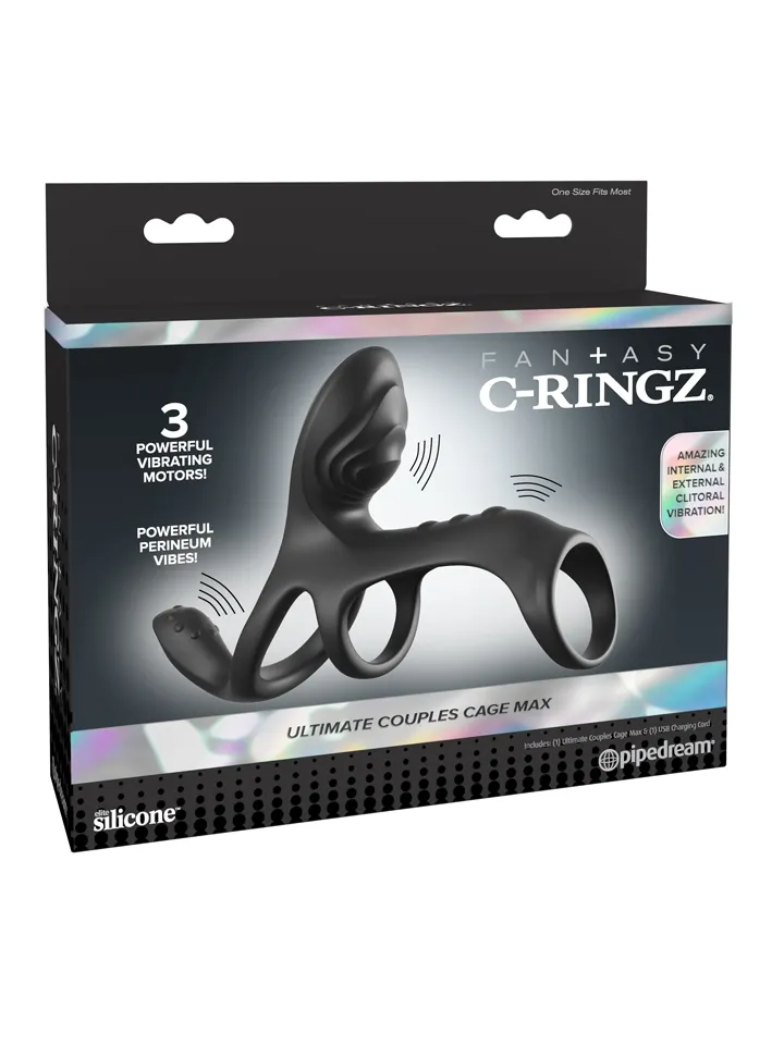 Fantasy C-Ringz Ultimate Couples Cage Max - Vibrierender Penisring 4 [full]