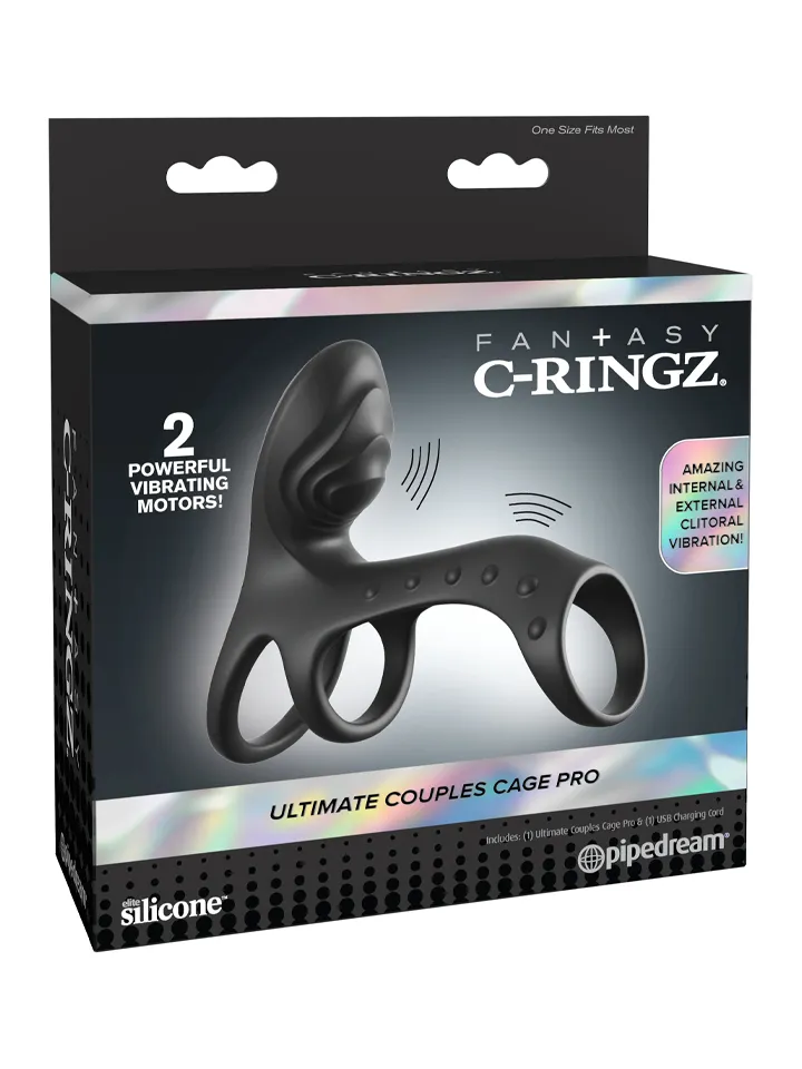 Fantasy C-Ringz Ultimate Couples Cage Pro - Vibrierender Penisring 4 [full]