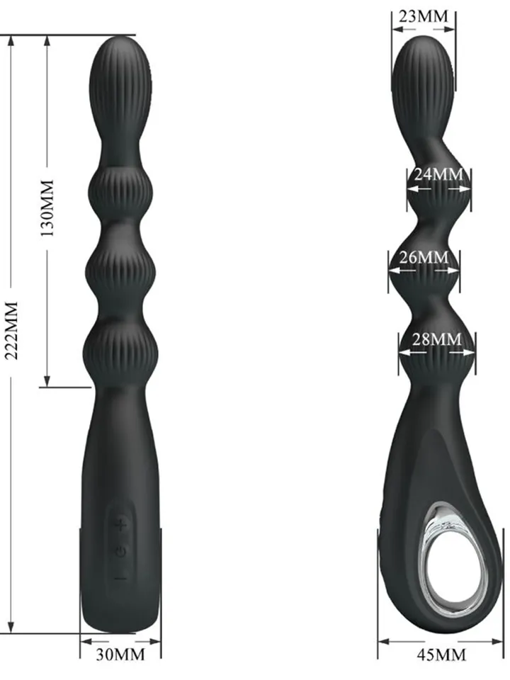 Federer Anal-Vibrator mit 12 Vibrationsmodi - Anal-Vibrator 2