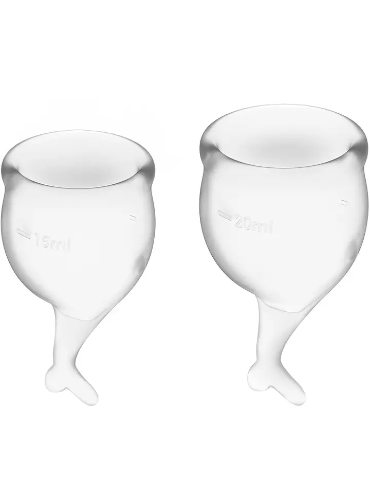 Feel Secure Menstruationstasse Transparent - Menstruationstassen 3