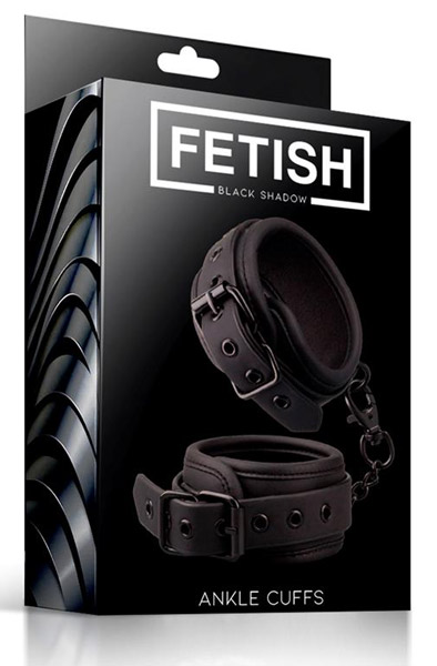 Fetish Black Shadow Ankle Cuffs - Fußmanschetten 2