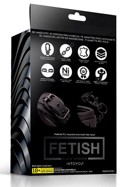 Fetish Black Shadow Handfesseln - Handschellen 4