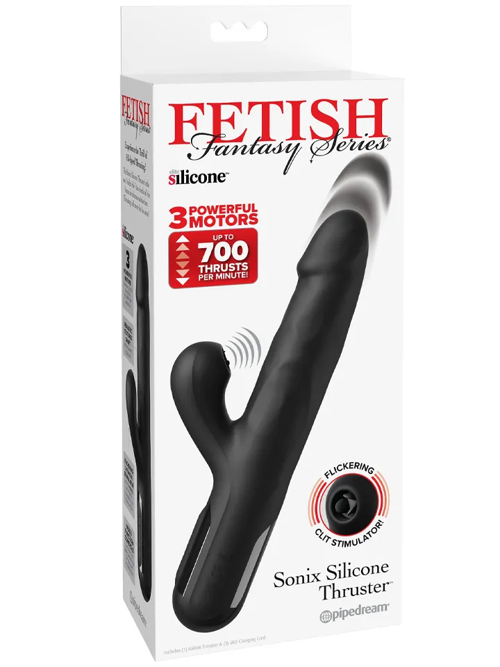 Fetish Fantasy Series Sonix Silicone Thruster - Rabbit-Vibrator 5