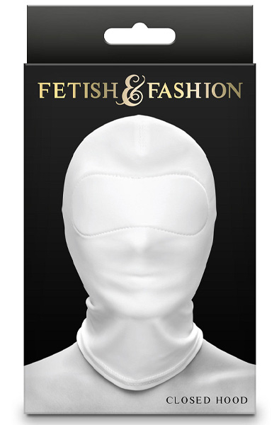 Fetish & Fashion Geschlossene Maske Weiß - BDSM Maske 2