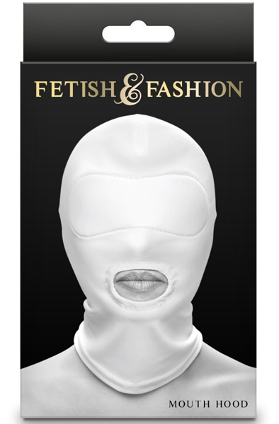 Fetish & Fashion Mundhaube Weiß - BDSM Maske 2