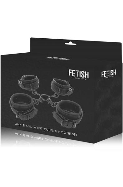 Fetish Submisive Hogtie & Cuff Set - Hand- und Fußfesseln 3