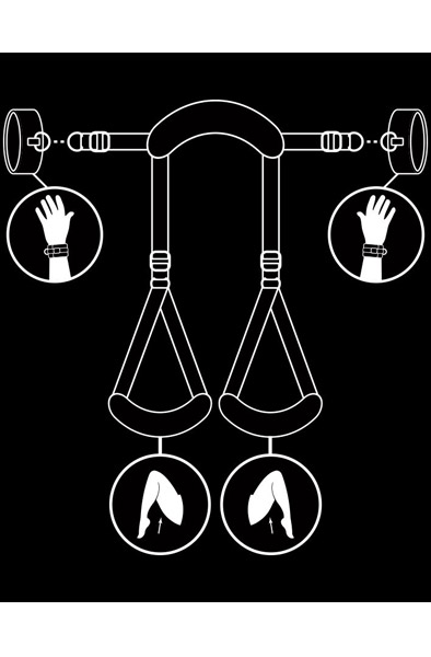 Fetish Submisive Open Leg Set - Positionierungsmeister 2