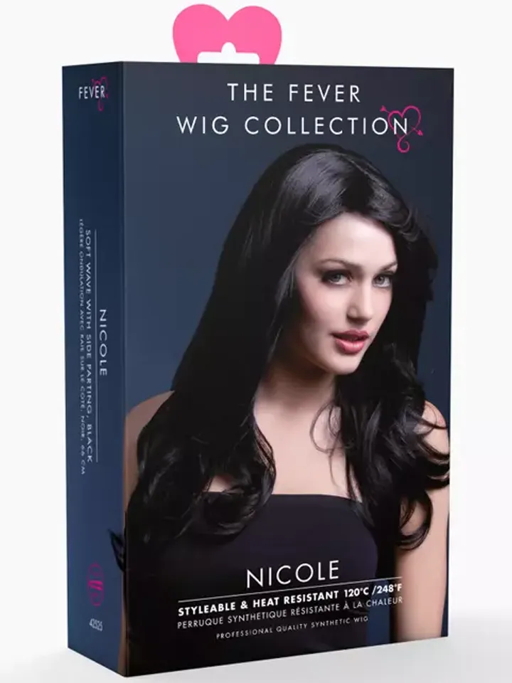 Fever Nicole Schwarze Perücke - Perücke 2