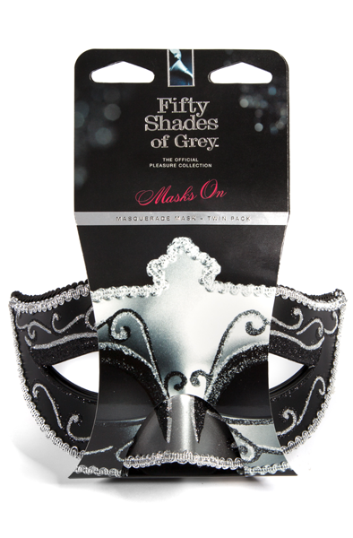 Fifty Shades of Grey Masks On Masquerade Mask Twin Pack - BDSM Maske 2