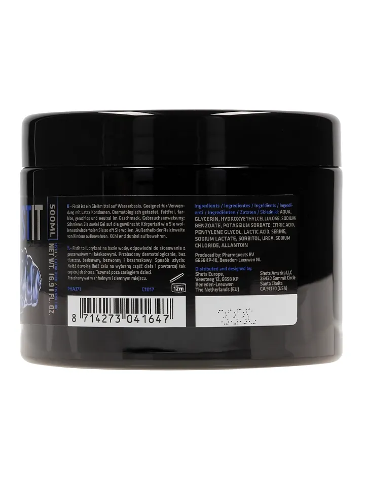 Fist It Extra Thick Water-based Lubricant 500 ml - Gleitmittel für Fisting / Analsex 3 [full]