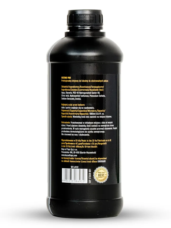 Fisting Pro Long-lasting Glide 1000 ml - Gleitmittel für Fisting / Analsex 3 [full]
