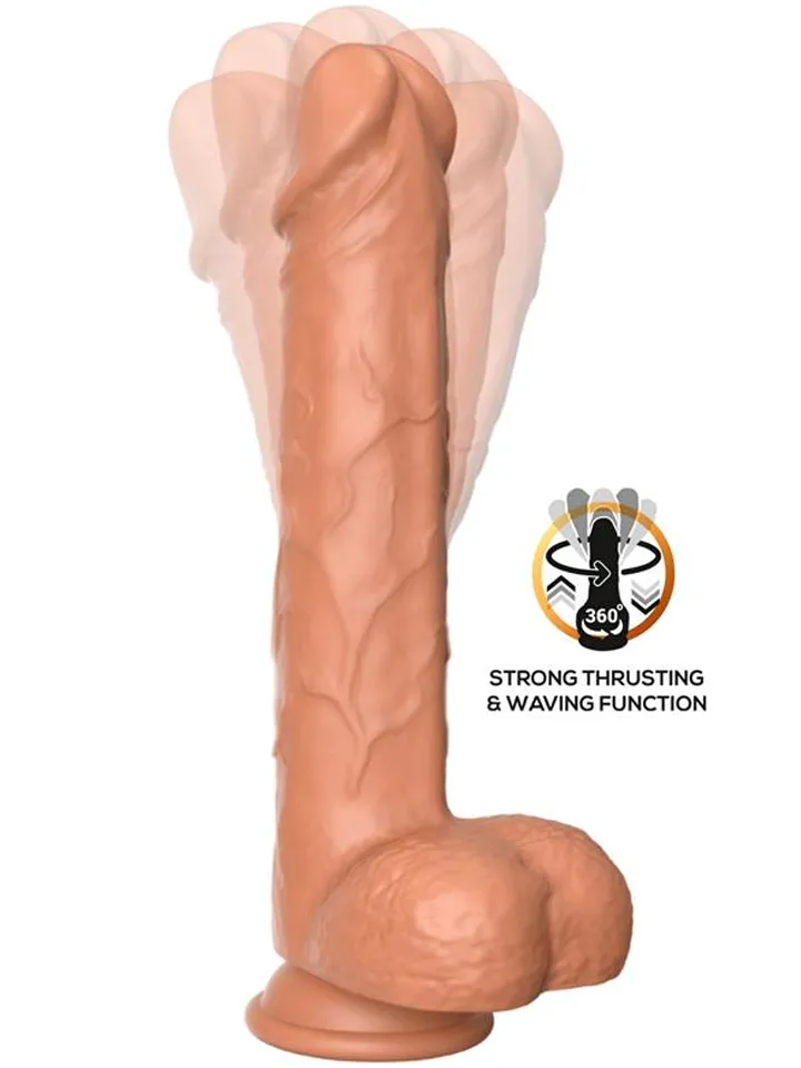 Flavius Dildo With Thrusting, Waving & Vibration 23 cm - Vibrierender Dildo 2