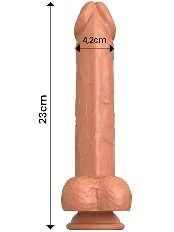 Flavius Dildo With Thrusting, Waving & Vibration 23 cm - Vibrierender Dildo 3