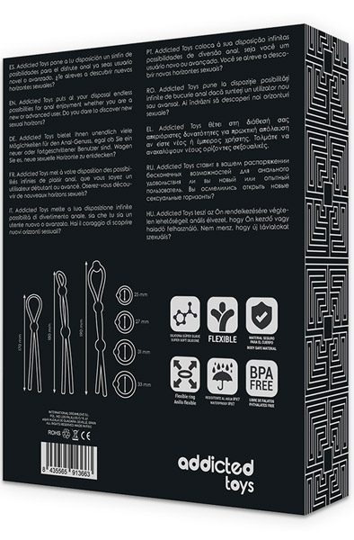Flexible Silicone Cock Ring Set 7-pcs - Cockring-Set 3