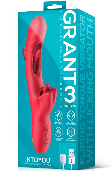 Flipping Tongue – Vibrator mit leckender Mundfunktion - Rabbit-Vibrator 4