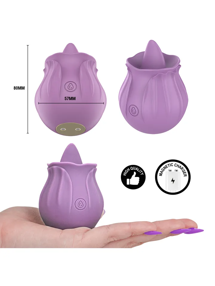 Flower Clit Stimulating 10 Vibrations - Klitoris-Stimulator 3 [full]