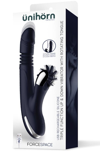 Forcespace Vibe With Rotating Tongues And Up & Down Movement - Rabbit-Vibrator 4