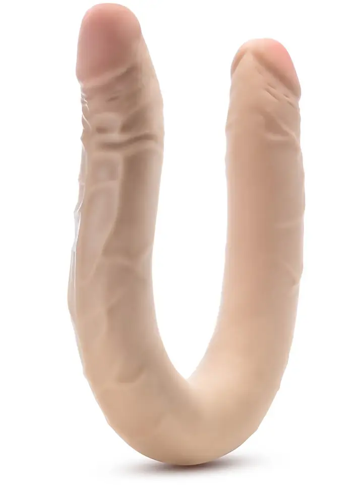 Formbarer Double Dong Beige 42 cm - Doppel-Dildo 1