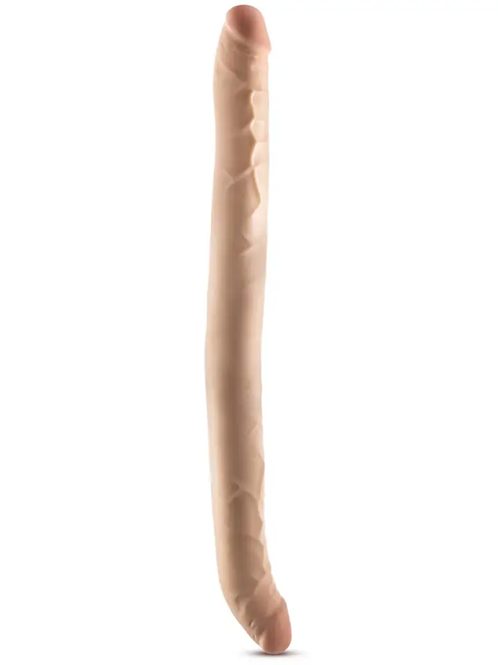Formbarer Double Dong Beige 42 cm - Doppel-Dildo 2