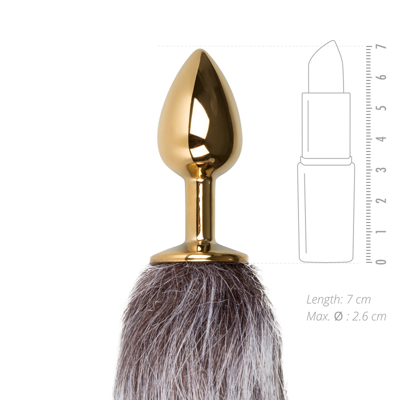 Fox Tail Plug No. 5 Gold - Analplug in Tierform 3