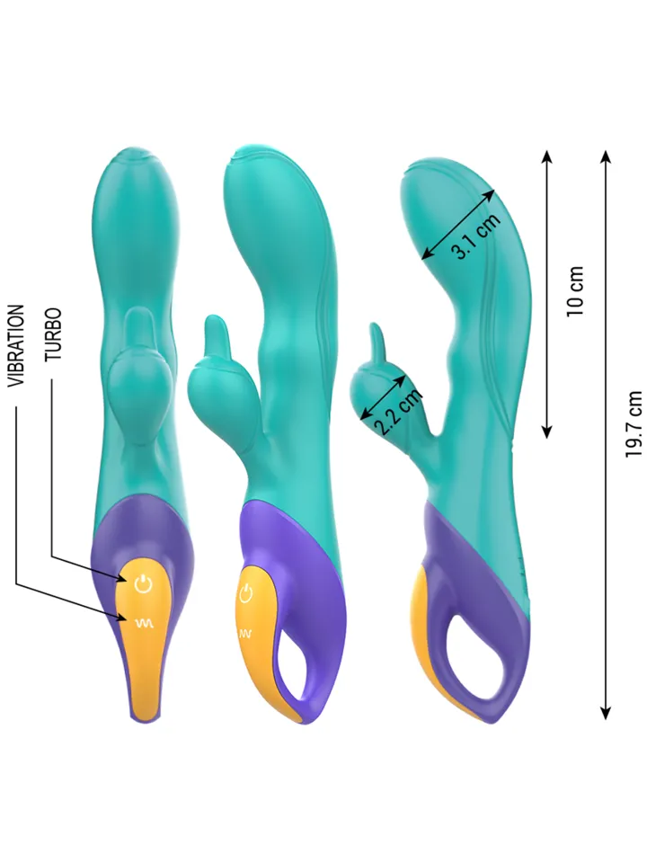 Fred Rabbit Vibrator Blue - Rabbit-Vibrator 3