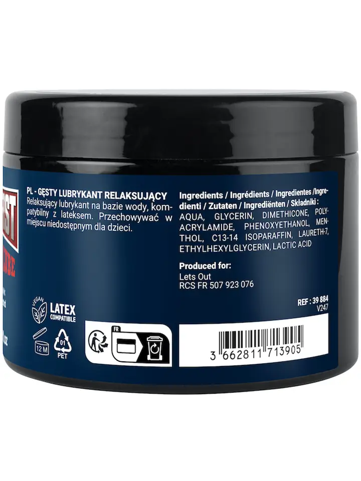 Fuck & Fist Extreme Hybrid Gleitgel 500 ml - Gleitmittel für Fisting / Analsex 2