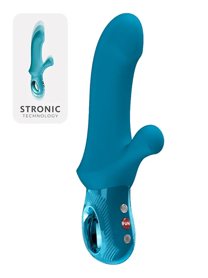 Fun Factory Bi Stronic Curve – Der Thrusting Rabbit Pulsator in Aqua - Rabbit-Vibrator 1 [full]