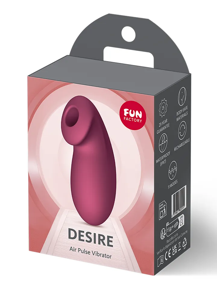 Fun Factory DESIRE Air Pulse Vibrator weinrot - Luftdruck-Vibrator 5 [full]