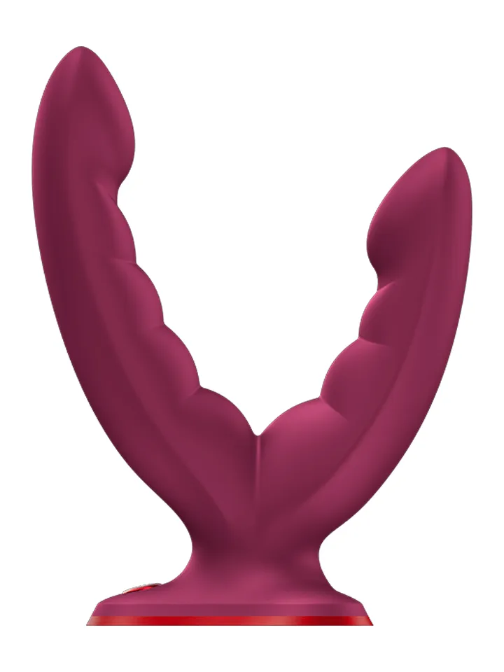 Fun Factory Ryde Double Dildo Wine Red - Doppel-Dildo 2 [full]