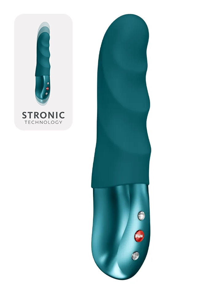 Fun Factory Stronic Petite Thrusting Pulsator Bottle Green - Vibrierender Dildo 1 [full]