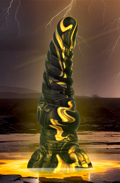 Furias Dildo – Griechische mythologische Kreatur 18 cm - Drachen-Dildo 7