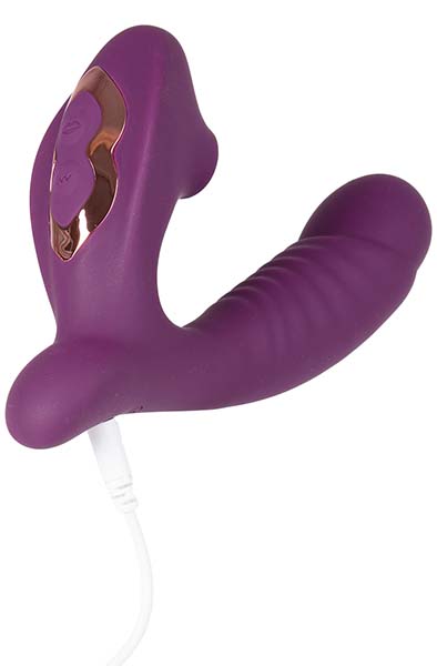 G-Lover 10 Vibrationsmodi mit Klitoris-Sauger Lila - Luftdruck-Vibrator 5