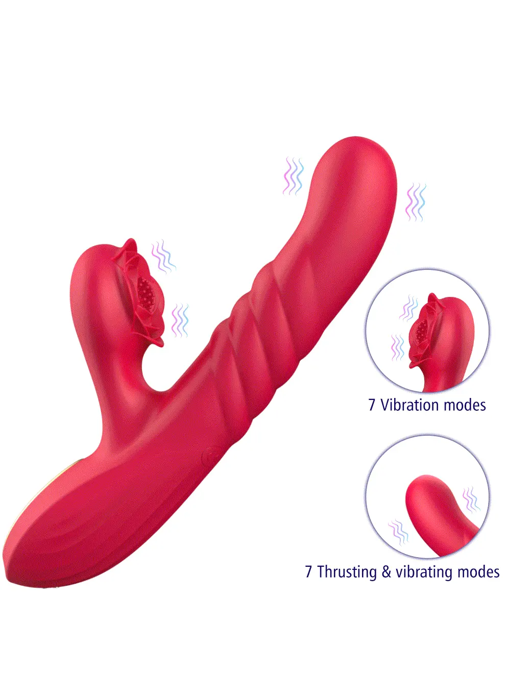 G-Punkt Vibrator mit Stoßfunktion - Rabbit-Vibrator 1 [full]