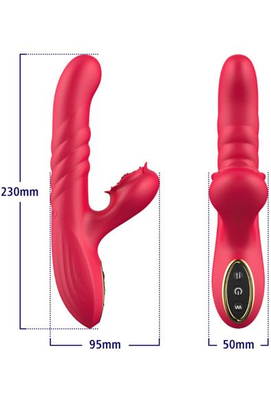 G-Punkt Vibrator mit Stoßfunktion - Rabbit-Vibrator 5