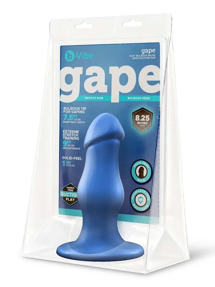Gape Bulbous Dildo With Suction Cup - XL Dildo 5 [full]