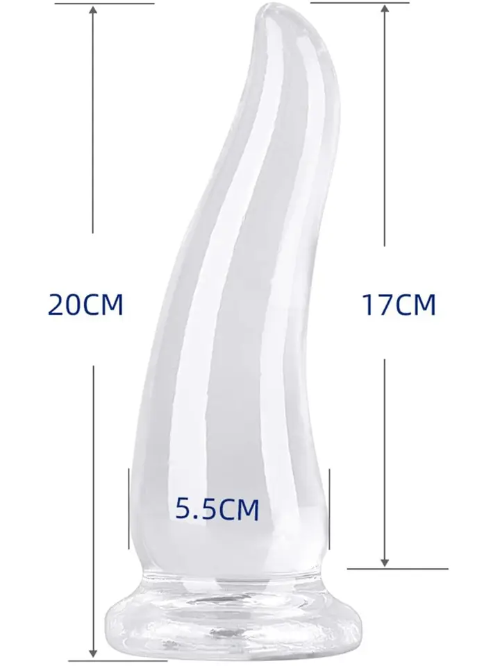 Gazox Transparenter Plug 20 cm - XL Buttplug 2