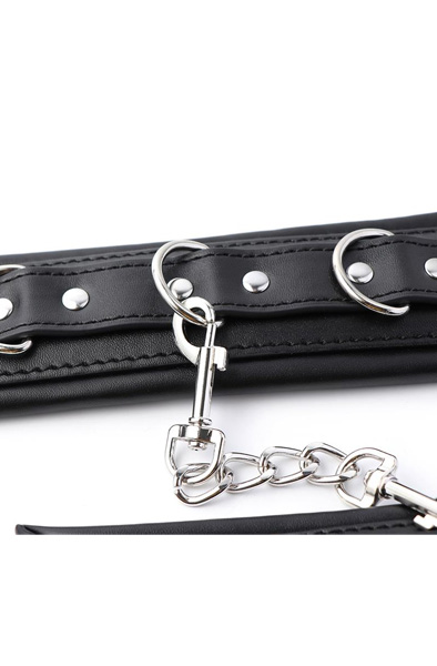 Gepolsterte verstellbare Handschellen Schwarz - Handschellen 4