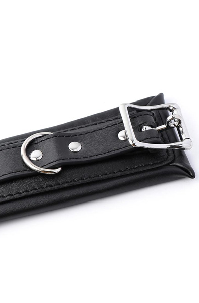 Gepolsterte verstellbare Handschellen Schwarz - Handschellen 6