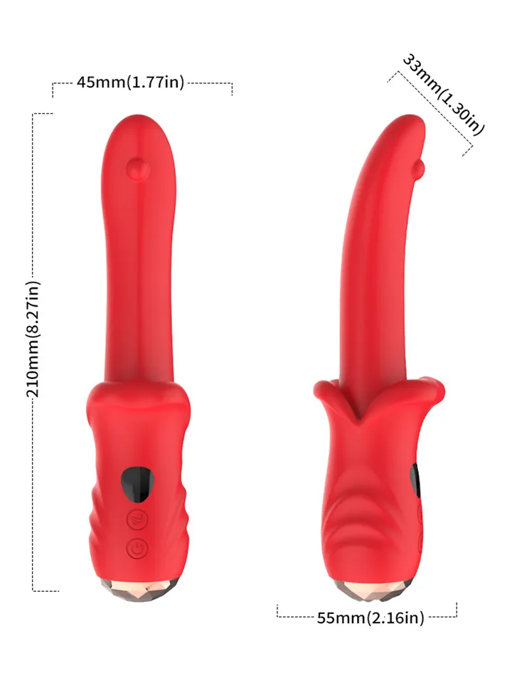 Giant Tongue 9 Powerful Vibration Modes - Vibrator 4 [full]