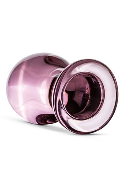 Gildo Glas Buttplug Pink - Analplug aus Glas 2