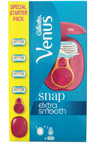 Gillette Venus Snap Razor + 4 Blades - Venus Rasierer 2