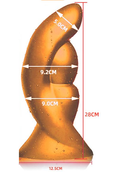 Gold Play Alien XXL 28cm Ø9,2cm - Anal-Dildo 2