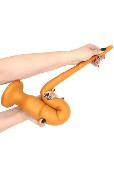 Gold Play Rex Small 45 cm Ø6,5 cm - Extra langer Anal-Dildo 3