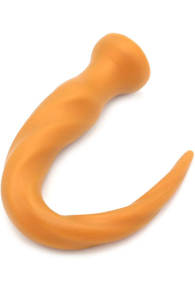 Gold Play Twist Medium 54cm Ø6,5cm - Extra langer Anal-Dildo 2