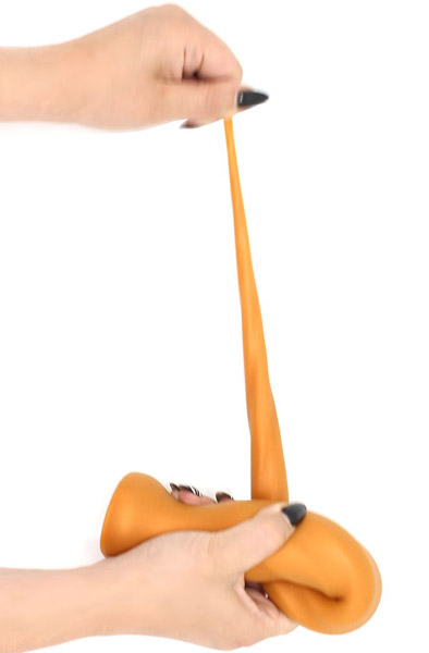 Gold Play Twist Medium 54cm Ø6,5cm - Extra langer Anal-Dildo 3