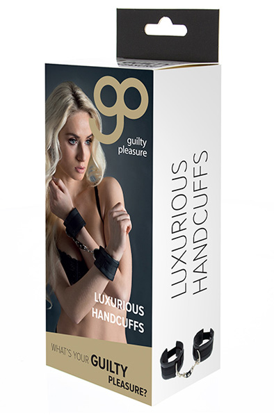 Guilty Pleasure Luxurious Handcuffs Black - Handschellen 2