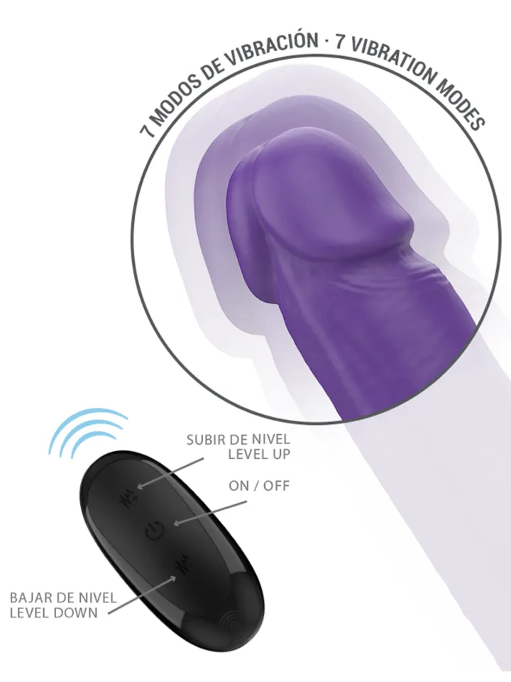 GUNTER – Doppel-Dildo Vibrator mit Fernbedienung - Vibrierender Doppel-Dildo 2