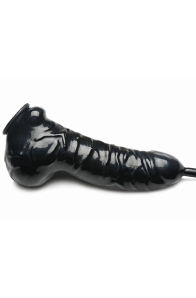 Guzzler Realistic Latex Penis Sleeve With Hose - Penishülle 2